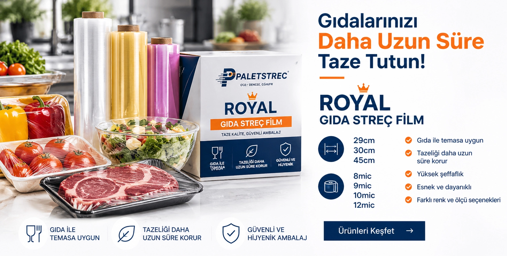 En uygun Royal ve SKY gıda streç filmleri En uygun Royal ve SKY gıda streç filmleri